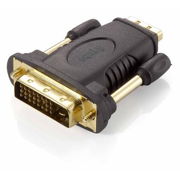 Equip 118908 kabel k&oslash;nsskifter DVI (24+1) HDMI A Sort