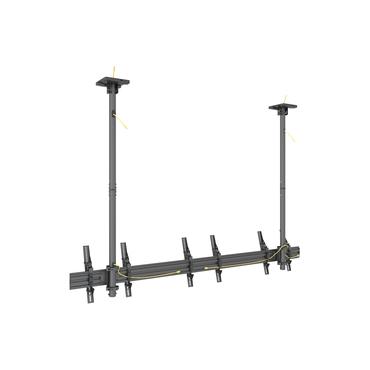 Multibrackets M Ceiling Mount Pro MBC3X1U monteringssats - för 3 LCD-bildskärmar - svart