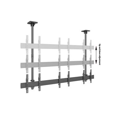 Multibrackets M Ceiling Mount Pro MBC3X1U monteringssats - för 3 LCD-bildskärmar - svart