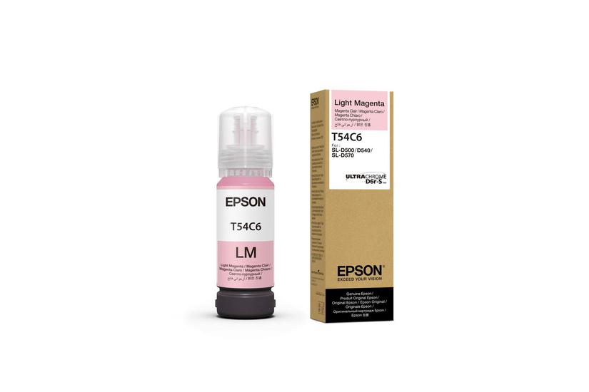 Epson T54C - ljus magenta - original - p&aring;fyllnadsbl&auml;ck