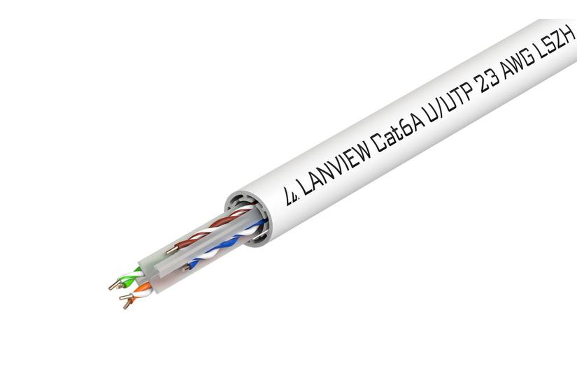 Lanview bulkkabel - 500 m - hvid