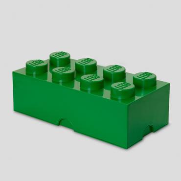 LEGO Storage Brick 8 - f&ouml;rvaringsbox - m&ouml;rkgr&ouml;n