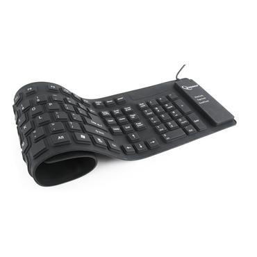 Gembird KB-109F-B - tastatur - USA - sort Indgangsudstyr