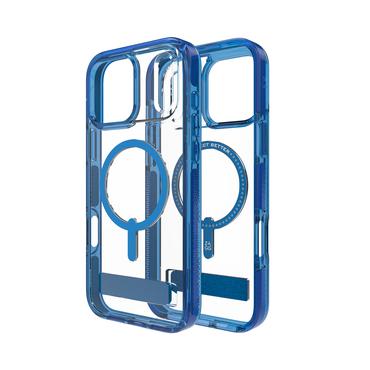 ZAGG Santa Cruz Snap Kickstand mobiltelefon etui 17,5 cm (6.9") Cover Bl&aring;, Transparent