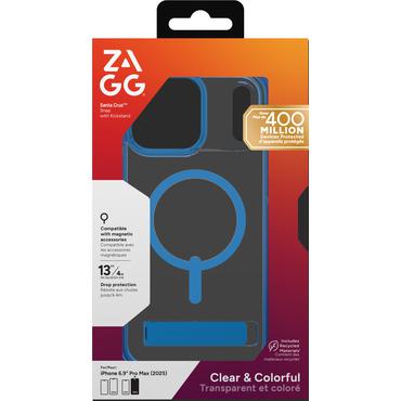 ZAGG Santa Cruz Snap Kickstand mobiltelefon etui 17,5 cm (6.9") Cover Bl&aring;, Transparent