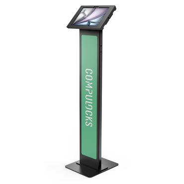 Compulocks iPad Air M2 & M3 11", Apex Enclosure Brandable Floor Stand - Black h&ouml;lje - f&ouml;r surfplatta - m&auml;rkningsbar - svart