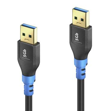 PureLink FI-U310-030-PCK USB-kabel USB 3.2 Gen 1 (3.1 Gen 1) 3 m USB A Sort, Bl&aring;