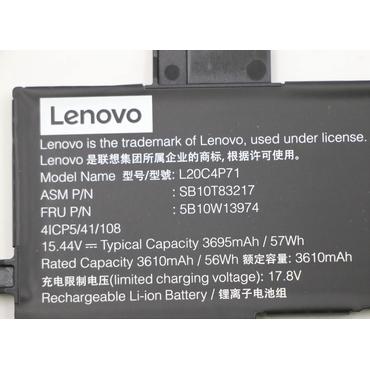 Lenovo Battery Internal 4c 57Wh LiIon CXP (5B10W13974)