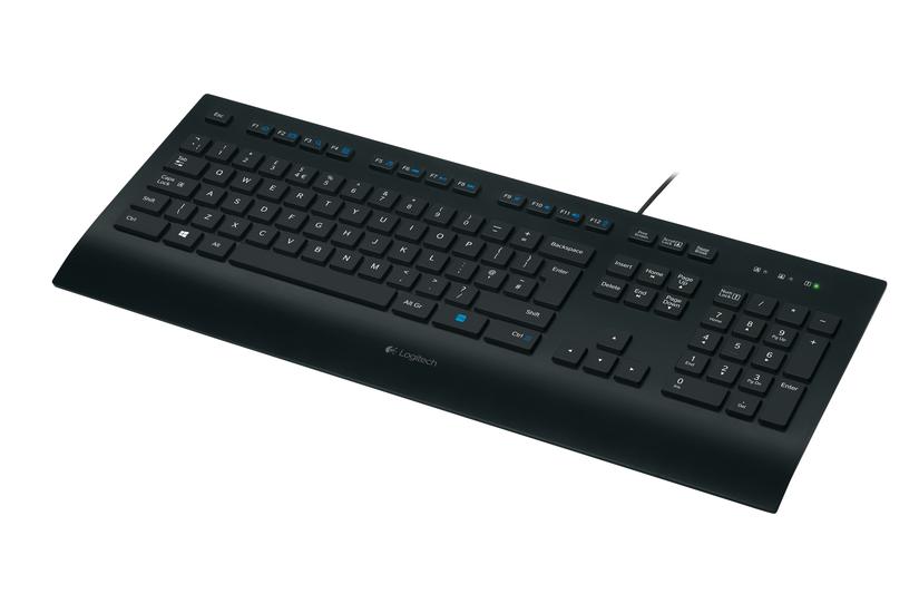 Logitech Corded K280e - tangentbord - USA, internationellt Inmatningsenhet