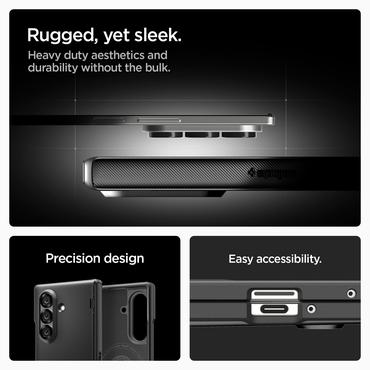 Spigen Slim Armor Pro mobiltelefon etui 20,3 cm (8") Cover Sort