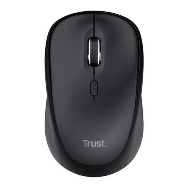 Trust Ody II - sæt med mus og tastatur - stille - QWERTY - USA - sort Indgangsudstyr