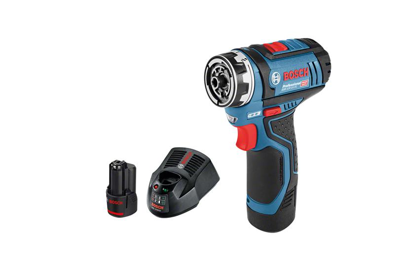 Bosch GSR 12V-15 FC Professional - bor/driver - ledningfri - 2-hastigheders - 2 batterier