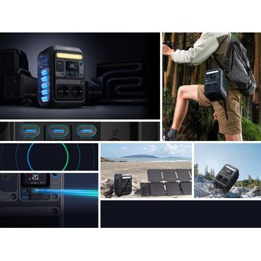 Anker SOLIX C300X - transportabel strømstation - 300 Watt - LiFePO4 - 288 Wh