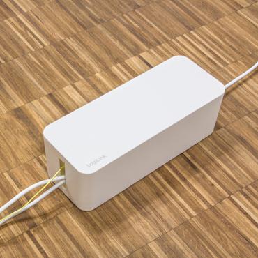 LogiLink KAB0078 kabelorganisator Universel Kabelboks Hvid 3 stk