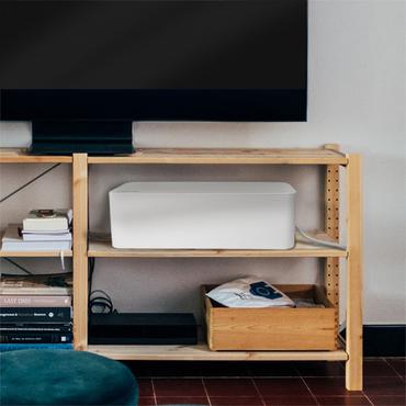 LogiLink KAB0078 kabelorganisator Universel Kabelboks Hvid 3 stk