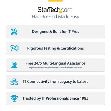 StarTech.com 50cm Blue CAT8 Ethernet Cable, Snagless, S/FTP, 25G/40G - patchkabel - 50 cm - blå