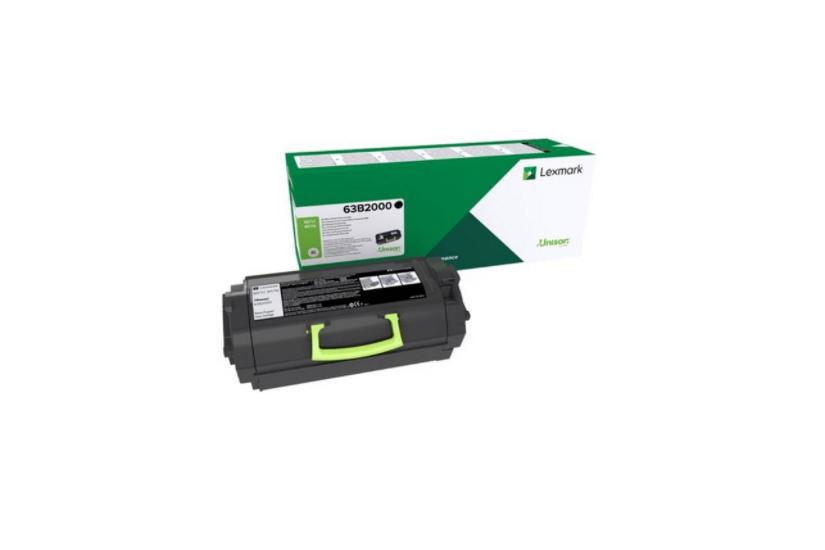 Lexmark - svart - original - tonerkassett