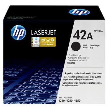 HP 42A - svart - original - LaserJet - tonerkassett (Q5942A)