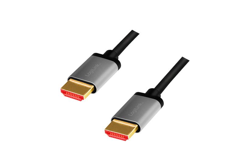 LogiLink CHA0104 HDMI-kabel 1 m HDMI Type A (Standard) Sort
