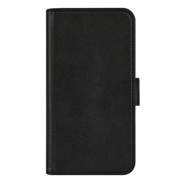 Essentials Samsung Galaxy S25 PU wallet, detachable, 3 cards, black