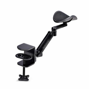 StarTech.com Adjustable Arm Rest For Desk, Clamp-On Install/No Drilling monteringssats - svart