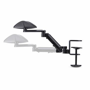 StarTech.com Adjustable Arm Rest For Desk, Clamp-On Install/No Drilling monteringssats - svart
