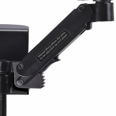 StarTech.com Adjustable Arm Rest For Desk, Clamp-On Install/No Drilling monteringssats - svart