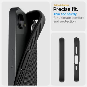 Spigen Liquid Air mobiltelefon etui 15,5 cm (6.1") Cover Sort