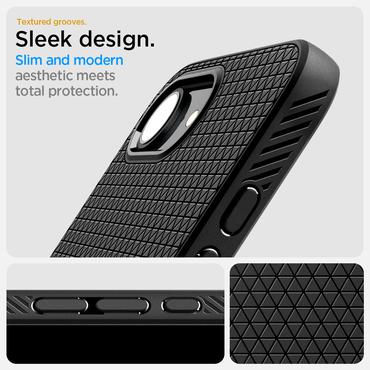 Spigen Liquid Air mobiltelefon etui 15,5 cm (6.1") Cover Sort