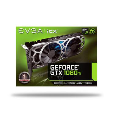 EVGA GeForce GTX 1080 Ti SC2 GAMING Grafikkort - 11GB GDDR5X