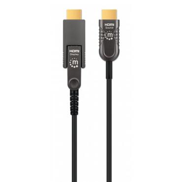 Manhattan 355513 HDMI-kabel 20 m HDMI Type A (Standard) HDMI Type D (Micro) Sort