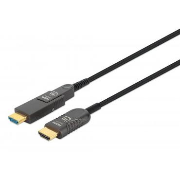 Manhattan 355513 HDMI-kabel 20 m HDMI Type A (Standard) HDMI Type D (Micro) Sort