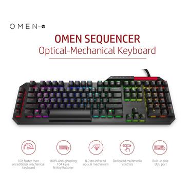 OMEN by HP Sequencer - tastatur - Pan Nordic Indgangsudstyr