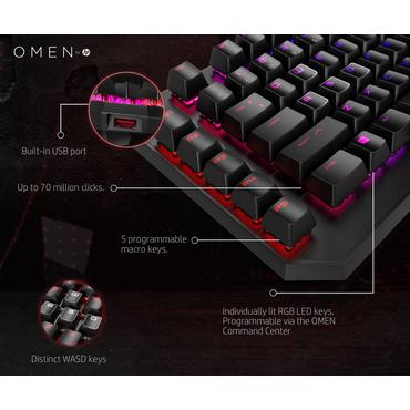 OMEN by HP Sequencer - tastatur - Pan Nordic Indgangsudstyr