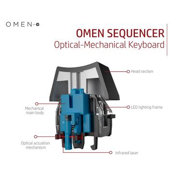 OMEN by HP Sequencer - tastatur - Pan Nordic Indgangsudstyr