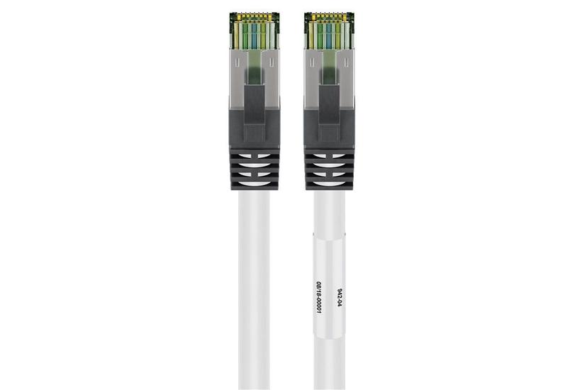 goobay patchkabel - 50 cm - hvid