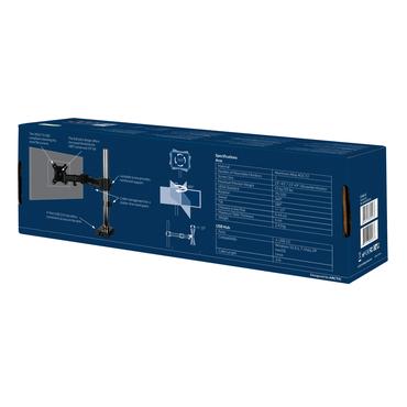 ARCTIC Z1 (Gen 3) monteringssats - justerbar arm - f&ouml;r LCD-display - mattsvart