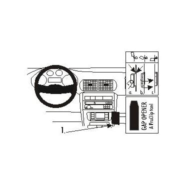 Brodit ProClip Angled mount - beslag til montering