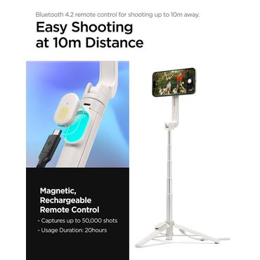 SPIGEN S571W MAGSAFE BLUETOOTH SELFIE STICK TRIPOD DUNE BEIGE