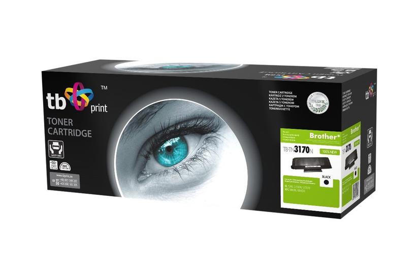 TB - sort - kompatibel - tonerpatron (alternativ til: Brother TN3170)