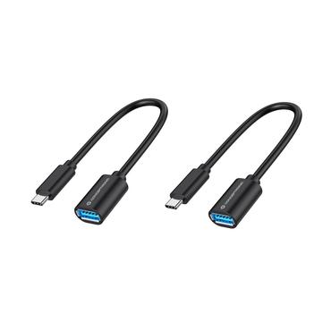 CONCEPTRONIC USB-C to USB-A OTG Adapter 2-Pack