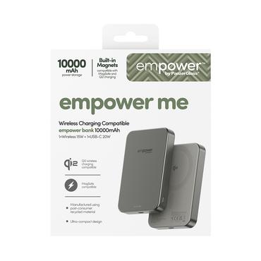 PanzerGlass empower™ by ® empower™ Bank | 10000mAh | Titanium