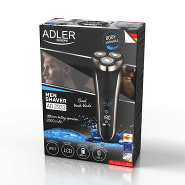 Adler AD 2933 barbermaskine til ham Folie shaver Trimmer Sort