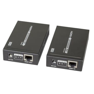 EFB Elektronik HDBT-100V2 AV forlænger AV sender & modtager Sort