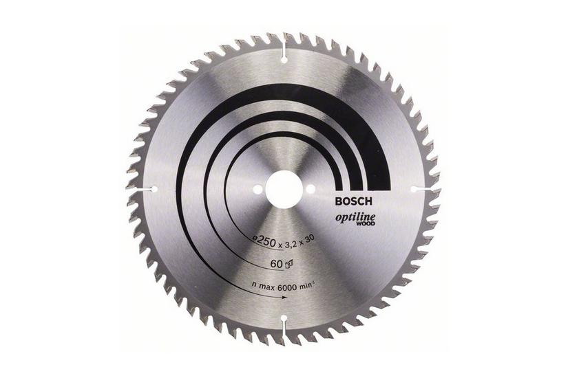 lager lind----Kreiss&auml;geblatt Optiline Wood, &Oslash; 250mm, 60Z