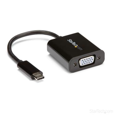 StarTech.com USB-C- till VGA-adapter - USB/VGA-adapter - 24 pin USB-C till HD-15 (VGA) - 18 cm