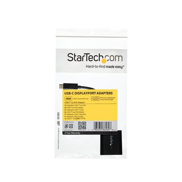 StarTech.com USB-C- till VGA-adapter - USB/VGA-adapter - 24 pin USB-C till HD-15 (VGA) - 18 cm