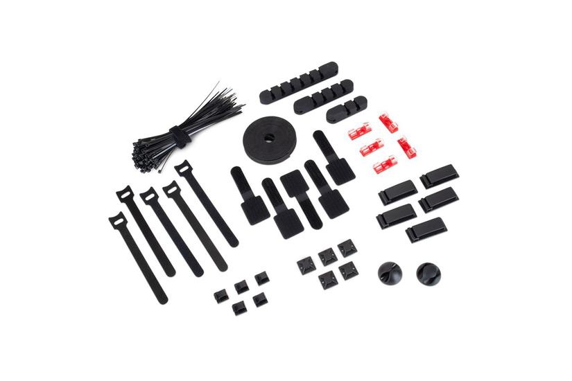 Sharkoon Kabelsamler - 136 styck - Giftfria material - Svart