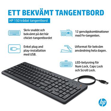 HP 150 Wired Keyboard SP