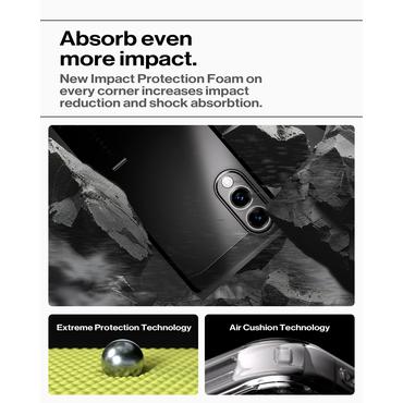 Spigen Tough Armor AI (MagFit) mobiltelefon etui 17 cm (6.7") Cover Sort